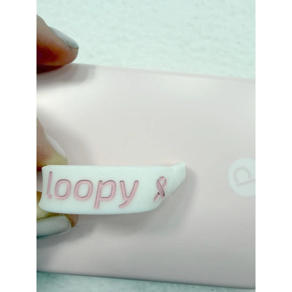 Loopy Blush Pink iPhone 6.1 Case Breast Cancer Awareness Loop